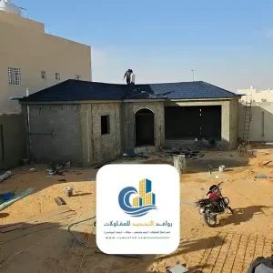 تصميم ملحق اسمنت بورد حديث في جدة