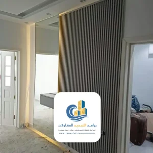 بديل الخشب للمداخل مع مرايا وشرائح طولية