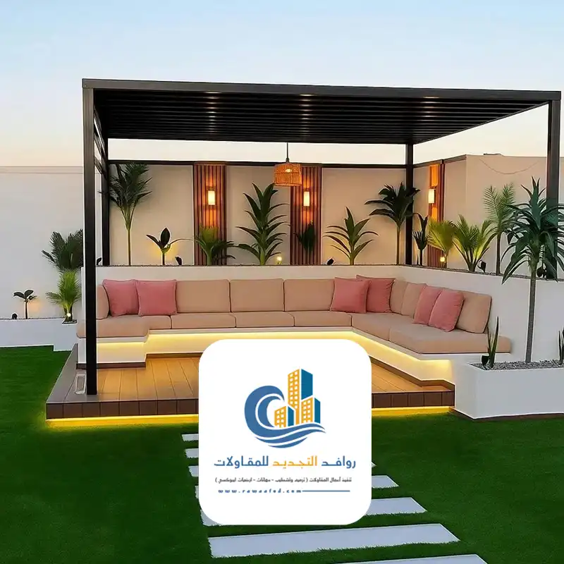جلسات خارجية خشب في جدة