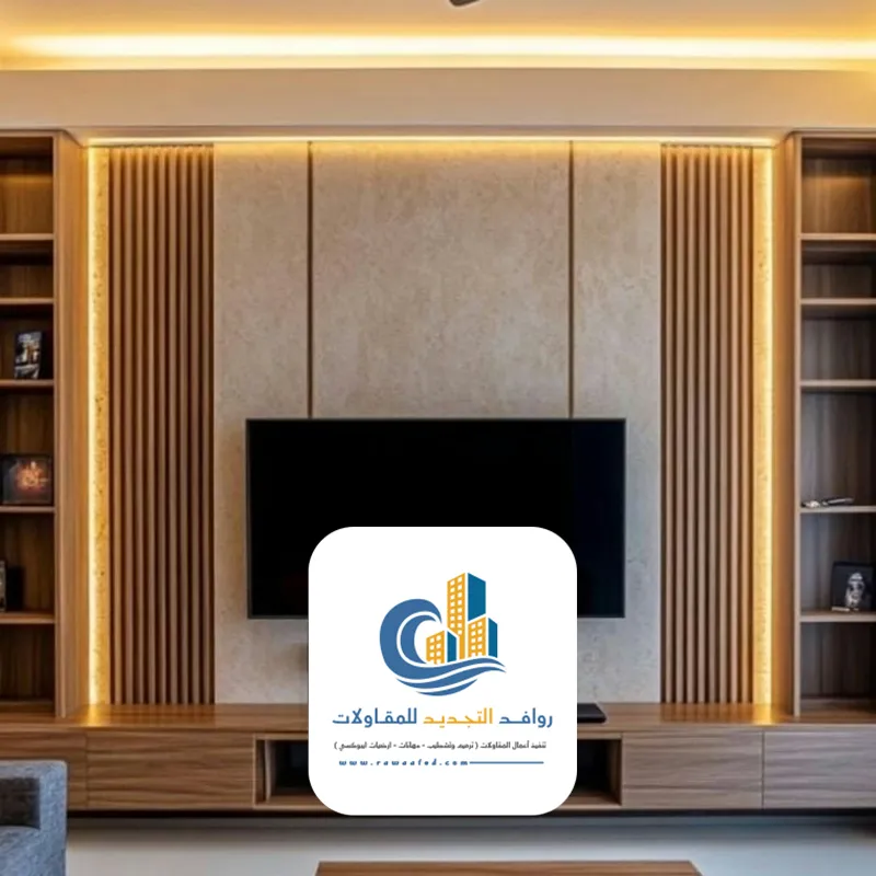 اشكال ديكورات تلفزيون جدة